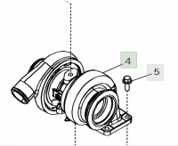 約翰迪爾強鹿4045TF220渦輪增壓器RE508971